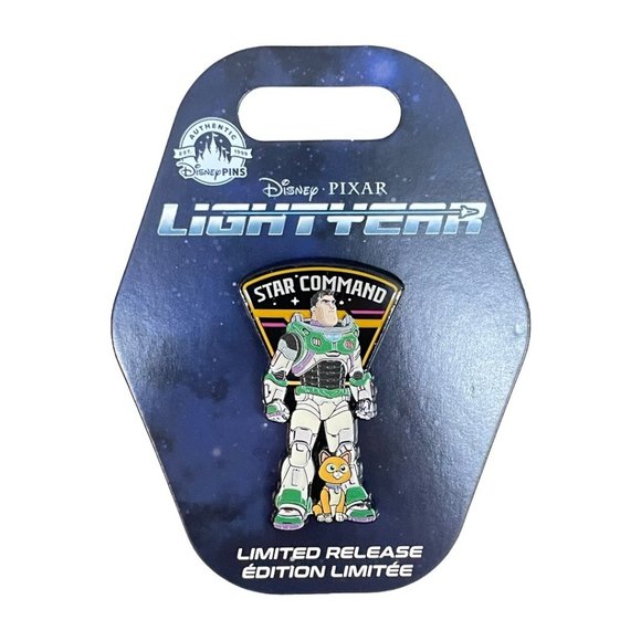 Disney Parks Disney Pixar Lightyear Buzz Lightyear Sox Star Command Limited Pin - Picture 5 of 5